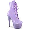 Pleaser - BEJEWELED10207 Bottes de plateforme, Pole dance chaussures - Violet Product image